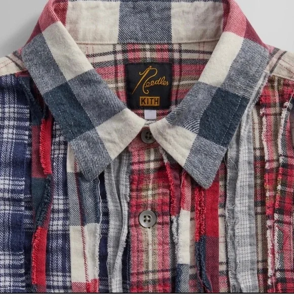 KITH for Needles Ribbon Cuts Flannel Shirt - Picture 7 of 7